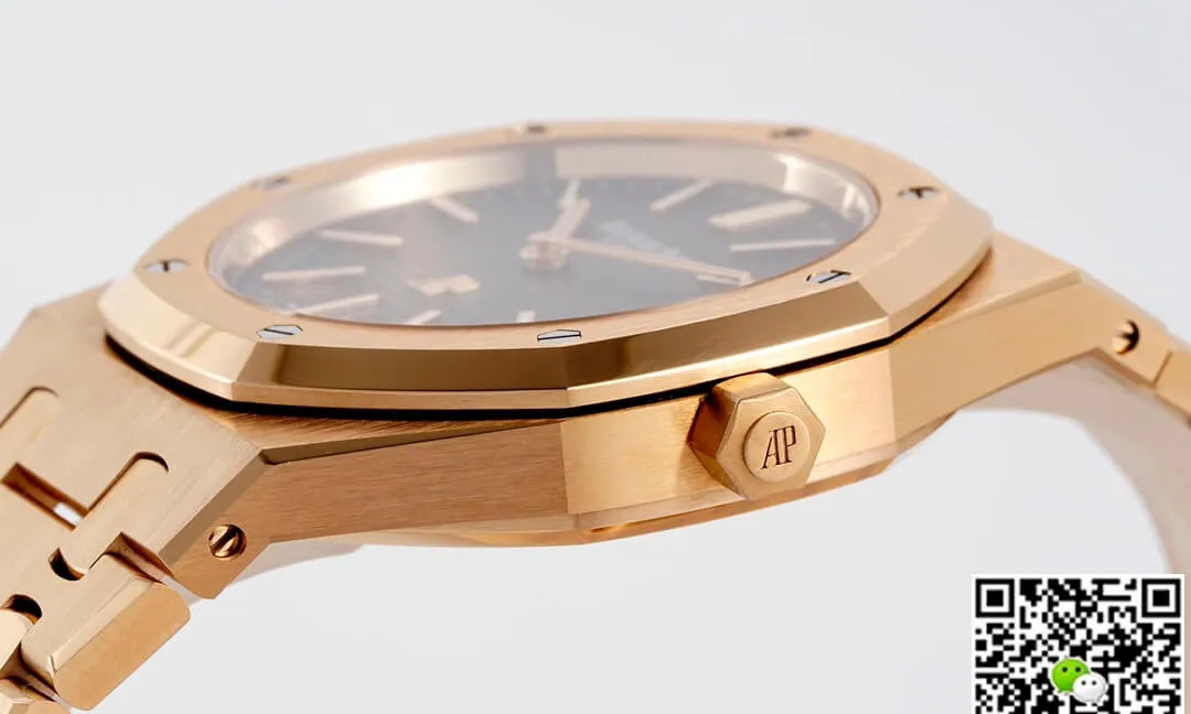 Audemars Piguet Royal Oak 16202OR.OO.1240OR.01 ZF Factory 1:1 Best Edition Replica Watch Rose Gold Case